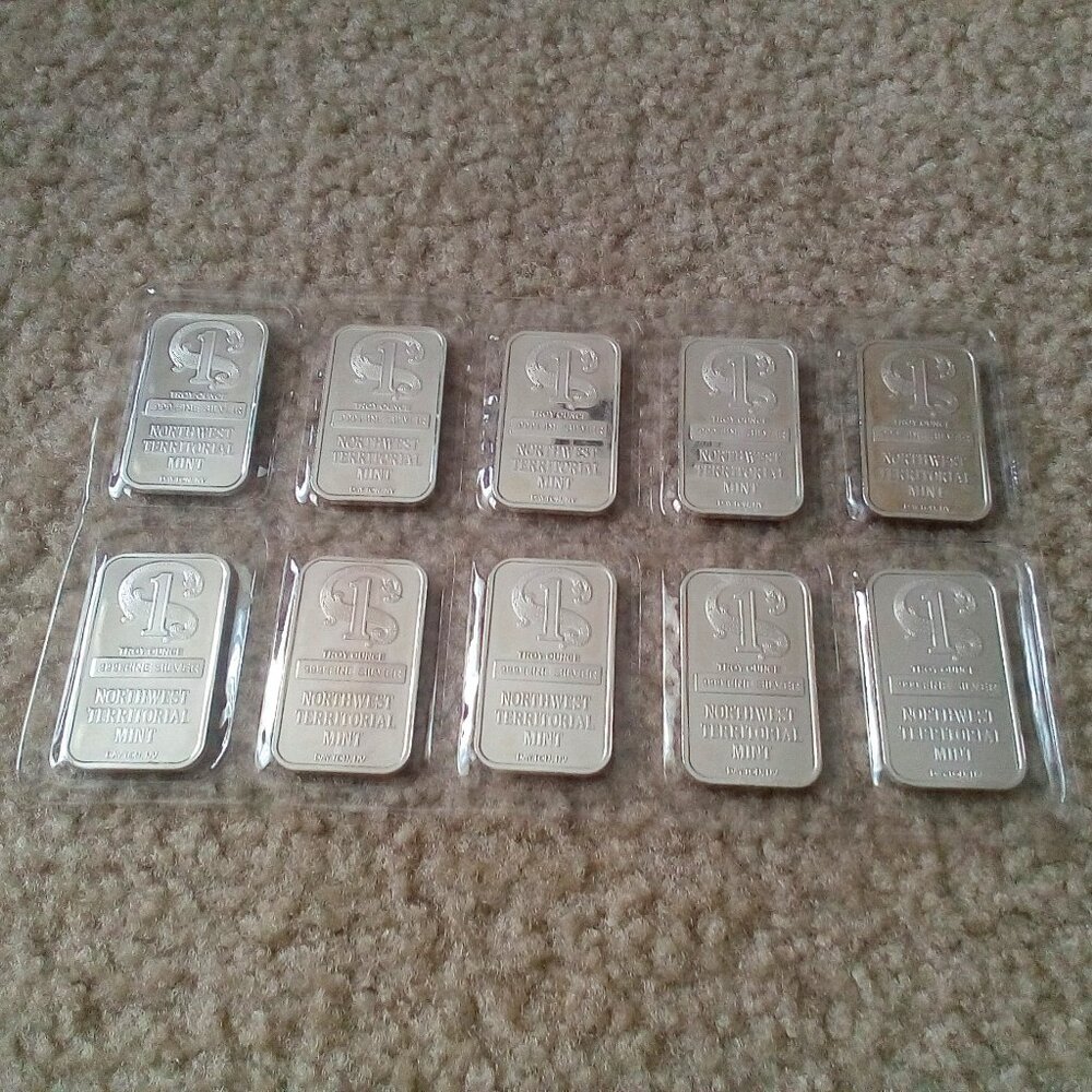 1 Troy oz. Silver Bar Bullion: N.W. Territorial Mint. Sealed. Uncirculated. New - Picture 4 of 9